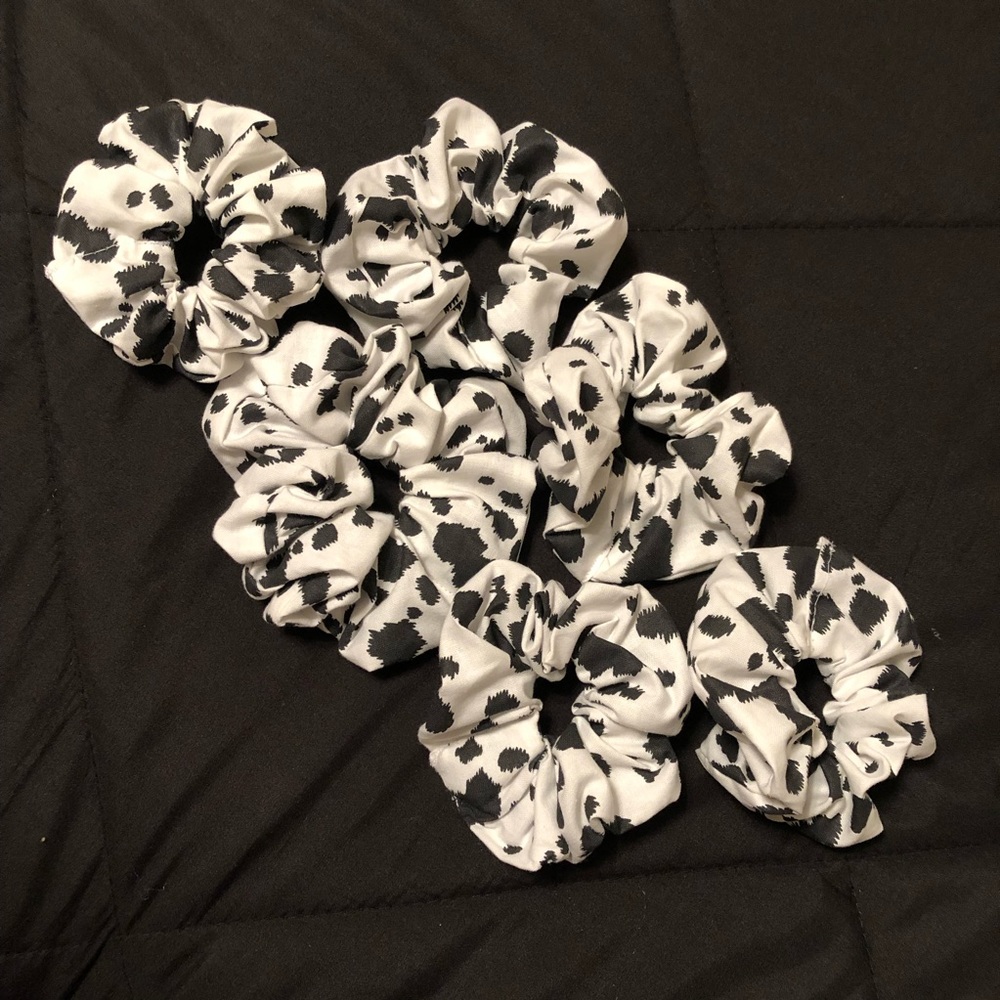 Cow print scrunchy! - Picture 2 of 4